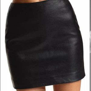 Aritzia Babaton Joplin Leather Skirt